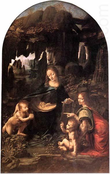 LEONARDO da Vinci Virgin of the Rocks china oil painting image